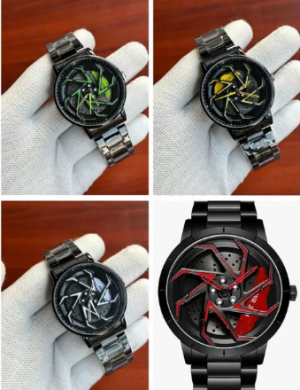Car wheel spin watch 