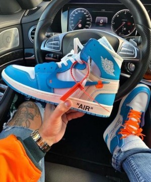 Off White X Air Jordan Retro 1 UNC (01)(02)(05)(14)(13)(08)