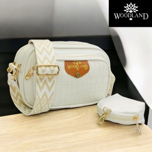 WoodLand  4 ZIPPER LADY CROSSBODY SLING BAG