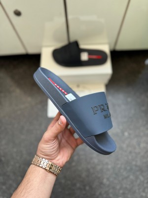 Pra_da logo embossed Grey