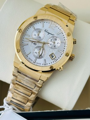 FERRAGAMO Gold-white Premium Watch