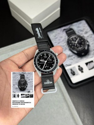 0mega velcro strap watch 