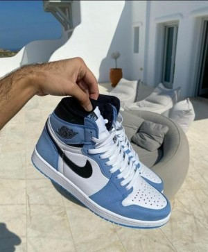 Nike_Air Jordan retro 1 University blue Mens Shoes 