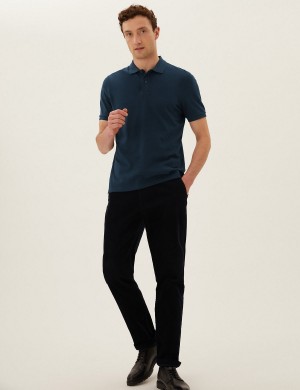 M&S COLLECTION Pure Cotton Pique Polo Shirt
