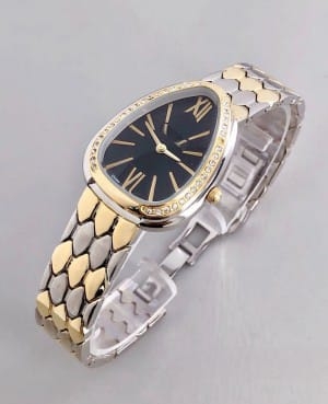 Fashion Casual Quartz Full Steel women ladies watch with brand logo - Latiwalaa shopping 