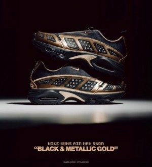 E airmax sndr black metallic gold