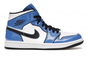 NIK.E AIR JORDAN 1 MID SIGNALBLUE