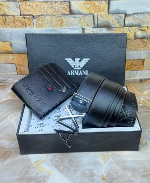 ARMAN_I  BELT & WALLET WITH  OG BOX