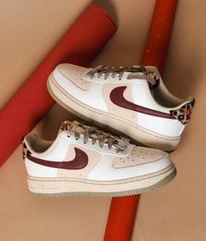 N_ike Airforce 1 Low Pearl White