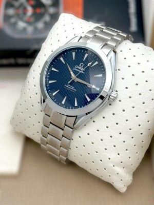 Omeg_a Premium Silver steel belt Watch