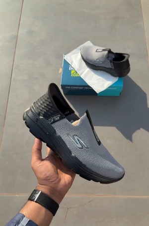 S_KECHER S SLIP-INS MAX CUSHIONING GREY BLACK