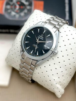 Omeg_a Premium Silver steel belt Watch