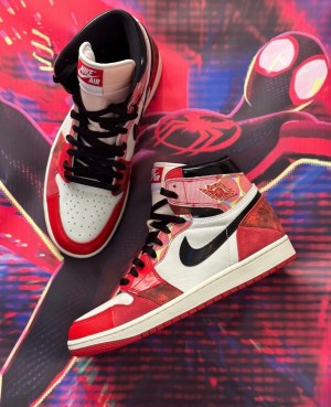 Nike Air Jordan Spiderman Next Chapter Basketball Sneakers