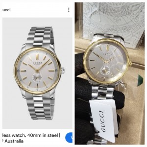  GUSS_I metal steel Watch 