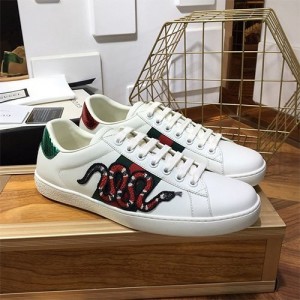 Wmns Gu_cci ace embroidered snake for her