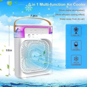 Portable Mini Air Cooler for Home and Office (White)