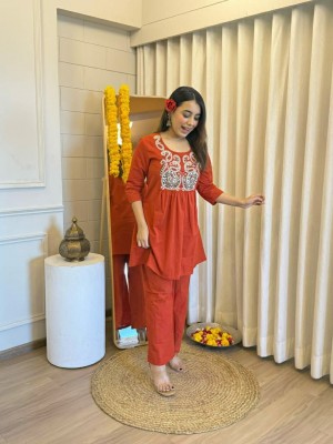 Festival Special Embroidered Cotton Cord Set  Premium Womens Palazzo Suit (M to 3XL)  Limited Edition  Shivshakti Fashion Surat Festival Special Embroidered Cotton Cord Set  Premium Womens Palazzo Suit (M to 3XL)  Limited Edition  Shivshakti Fashion Surat