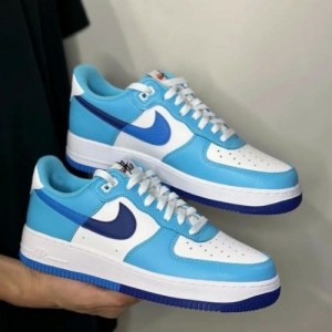 air force 1 split light photo blue