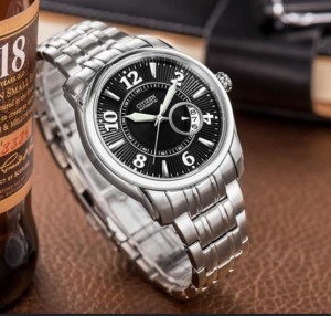 CITIZEN AUTOMETIC BLACK SAIPHIRE WATCH