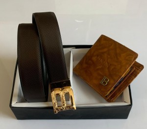 BALMAI_N  BLACK GENUINE LEATHER COMBO