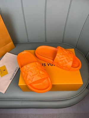 LV Louis Vuitton waterfront Mule Orange