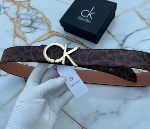 CK R_GOLD  PRESSING BUCKLE BELT OG BOX