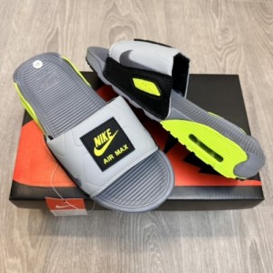 Nik_E Airmax 90 Premium Grey Neon Flip-Flop